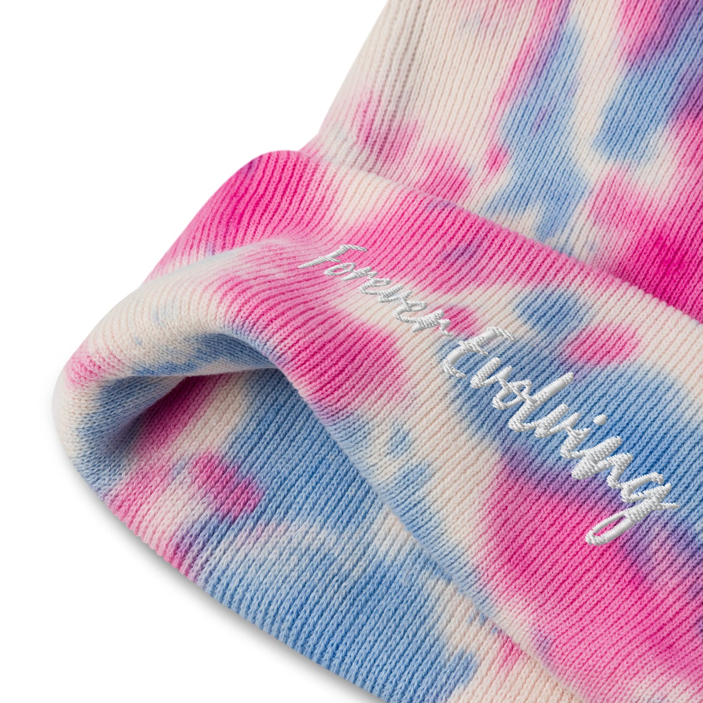 "Forever Evolving" Tie-dye beanie