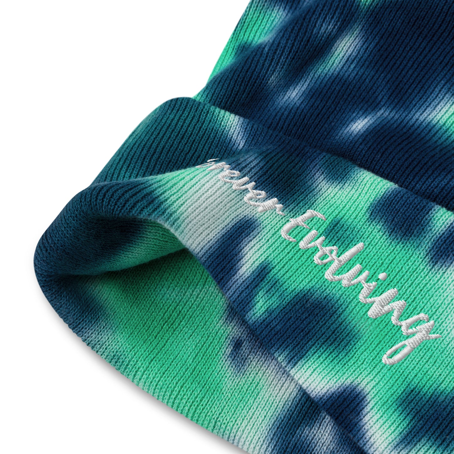 "Forever Evolving" Tie-dye beanie