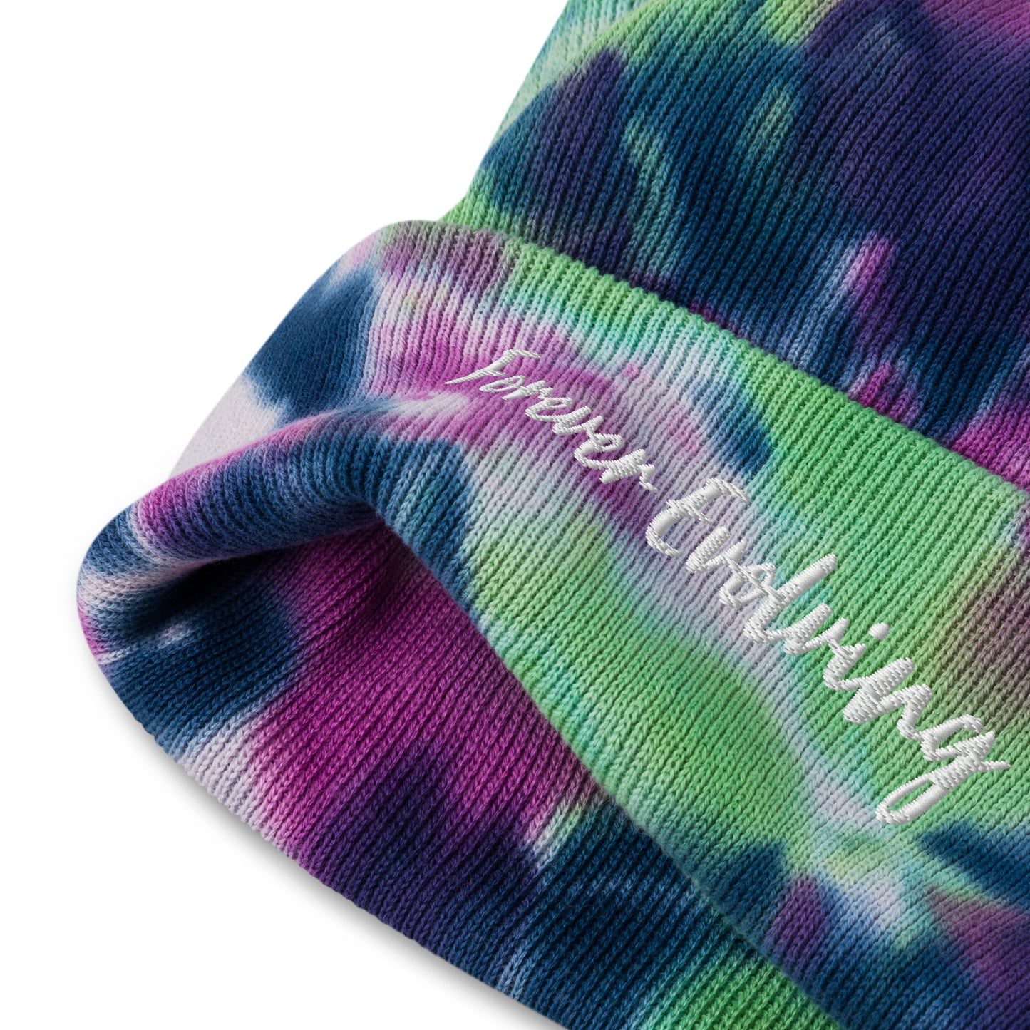 "Forever Evolving" Tie-dye beanie