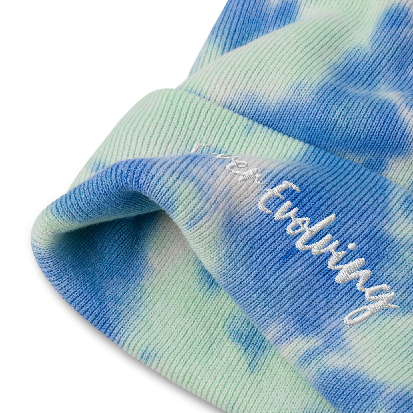 "Forever Evolving" Tie-dye beanie